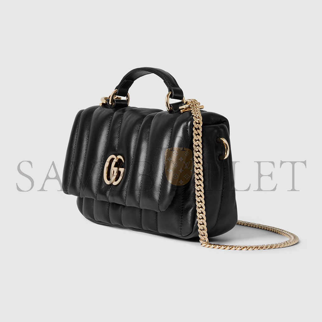 G*u*i gg milano mini top handle bag 806017 (21*12.5*4.5cm)